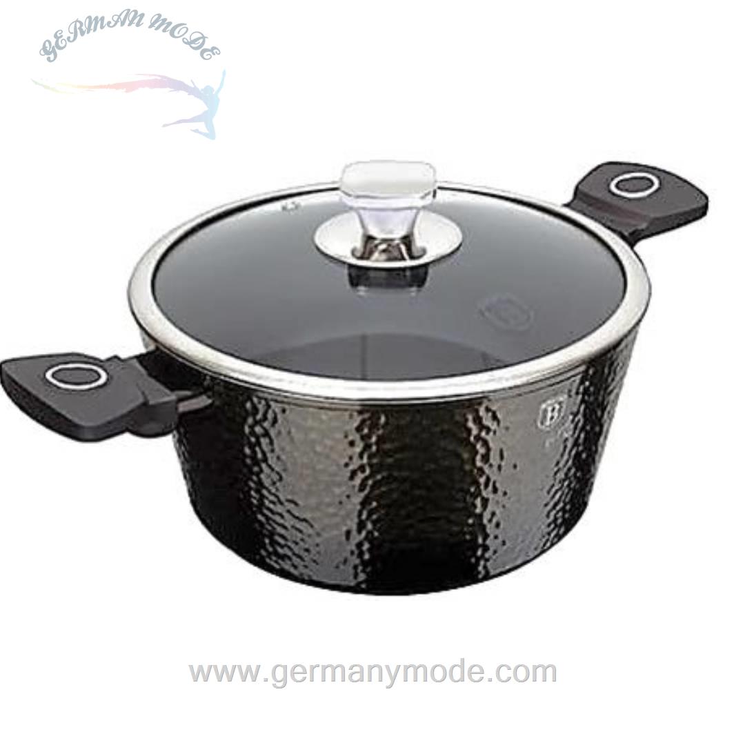 قابلمه 24 سانت درب دار برلینگر هاوس مجارستان BerlingerHaus CASSEROLE 24 CM BERLINGER HAUS BH/6572 PRIMAL GLOSS COLLECTION