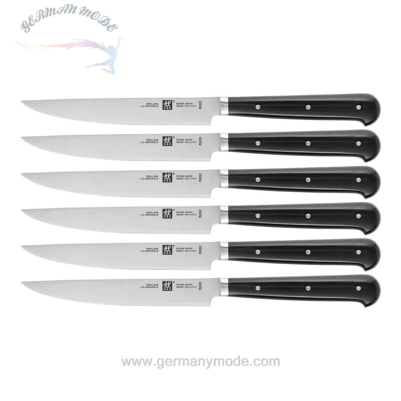 چاقو استیک ۶ عددی زولینگ آلمان ZWILLING STEAK-SETS STEAKMESSERSET 6-TLG