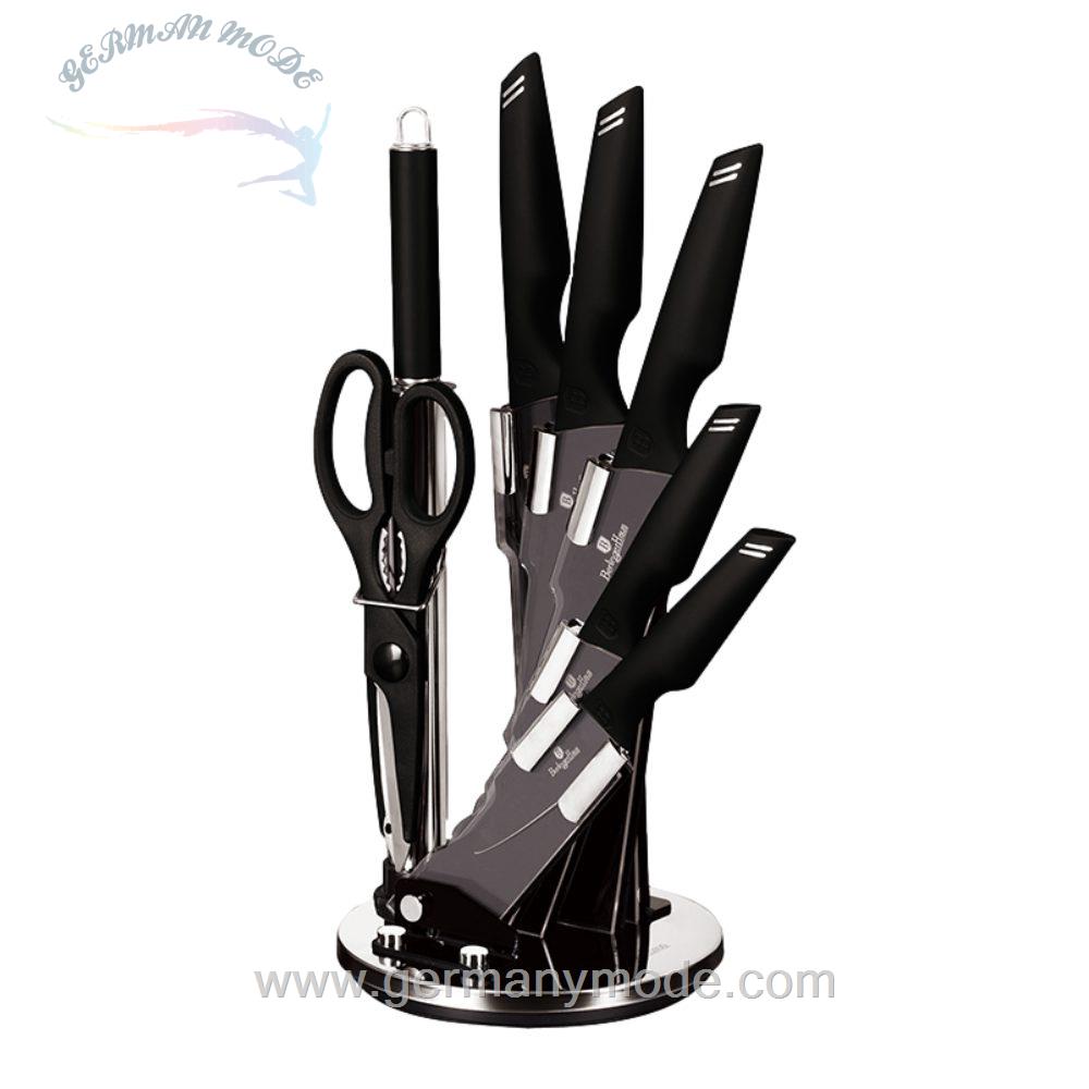 ست چاقو آشپزخانه 8 پارچه برلینگر هاوس مجارستان BERLINGER HAUS 8-PIECE KNIFE SETBH-2693 BLACK COLLECTION