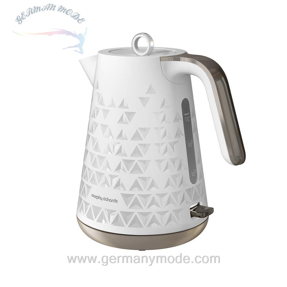 کتری برقی مورفی ریچاردز انگلستان Morphy Richards Prism Jug Kettle White Jug Kettle 108252