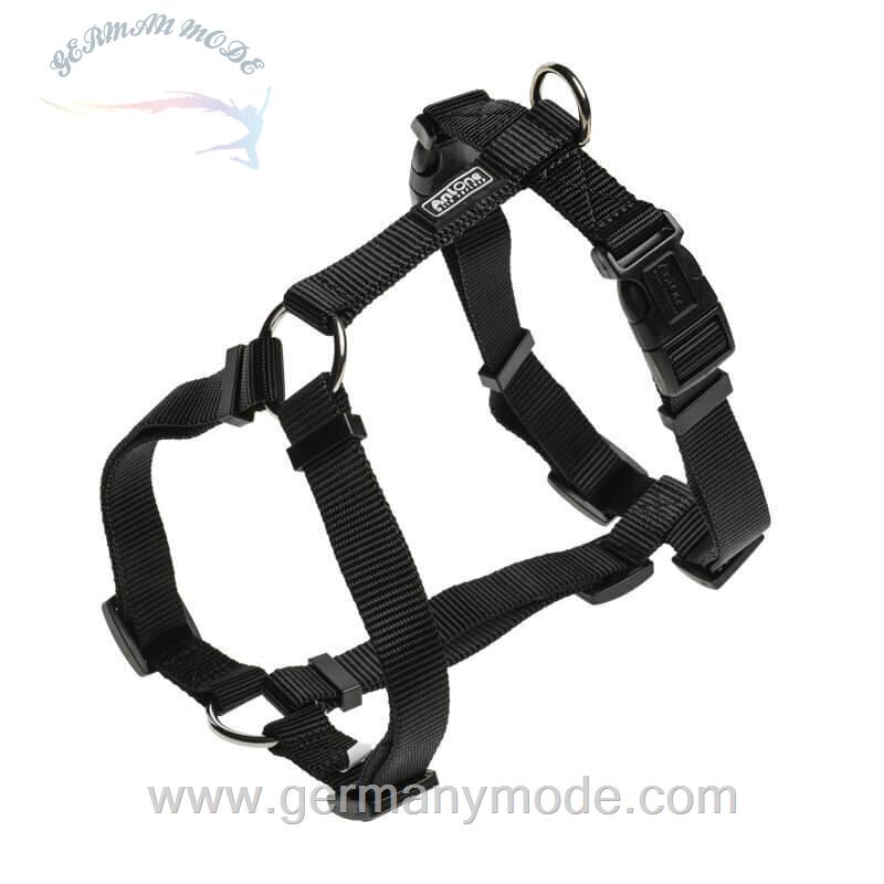 قلاده سگ آنی وان آلمان AniOne Nylon H-Geschirr Classic Schwarz XS