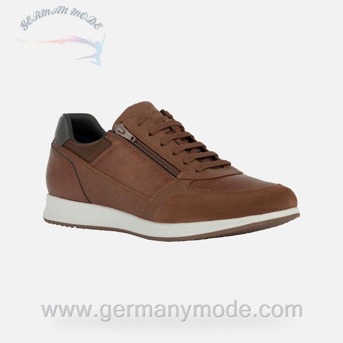 کتانی مردانه جی اوکس ایتالیا GEOX NIEDRIGE SNEAKERS Avery Herr Cognac