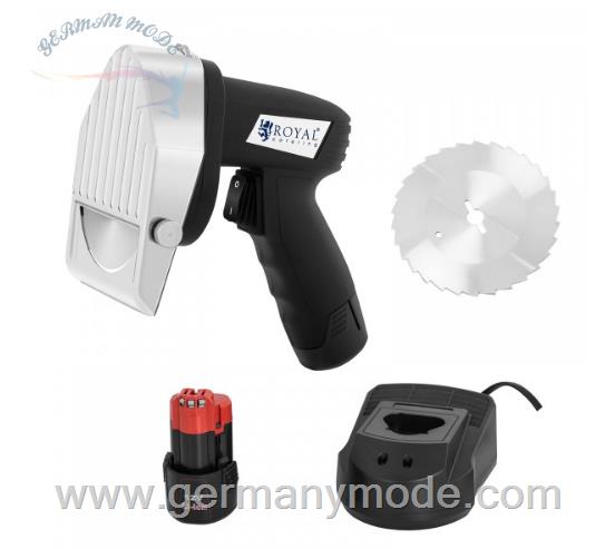 چاقو کباب ترکی برقی رویال کترینگ آلمان Royal Catering Dönermesser elektrisch - 3.000 U/min - 60 kg/h - Akkubetrieb RCKK-80WL