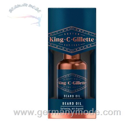 روغن ریش 30 میل آقایان ژیلت آمریکا Gillette King C. Gillette Bartöl (30ml)