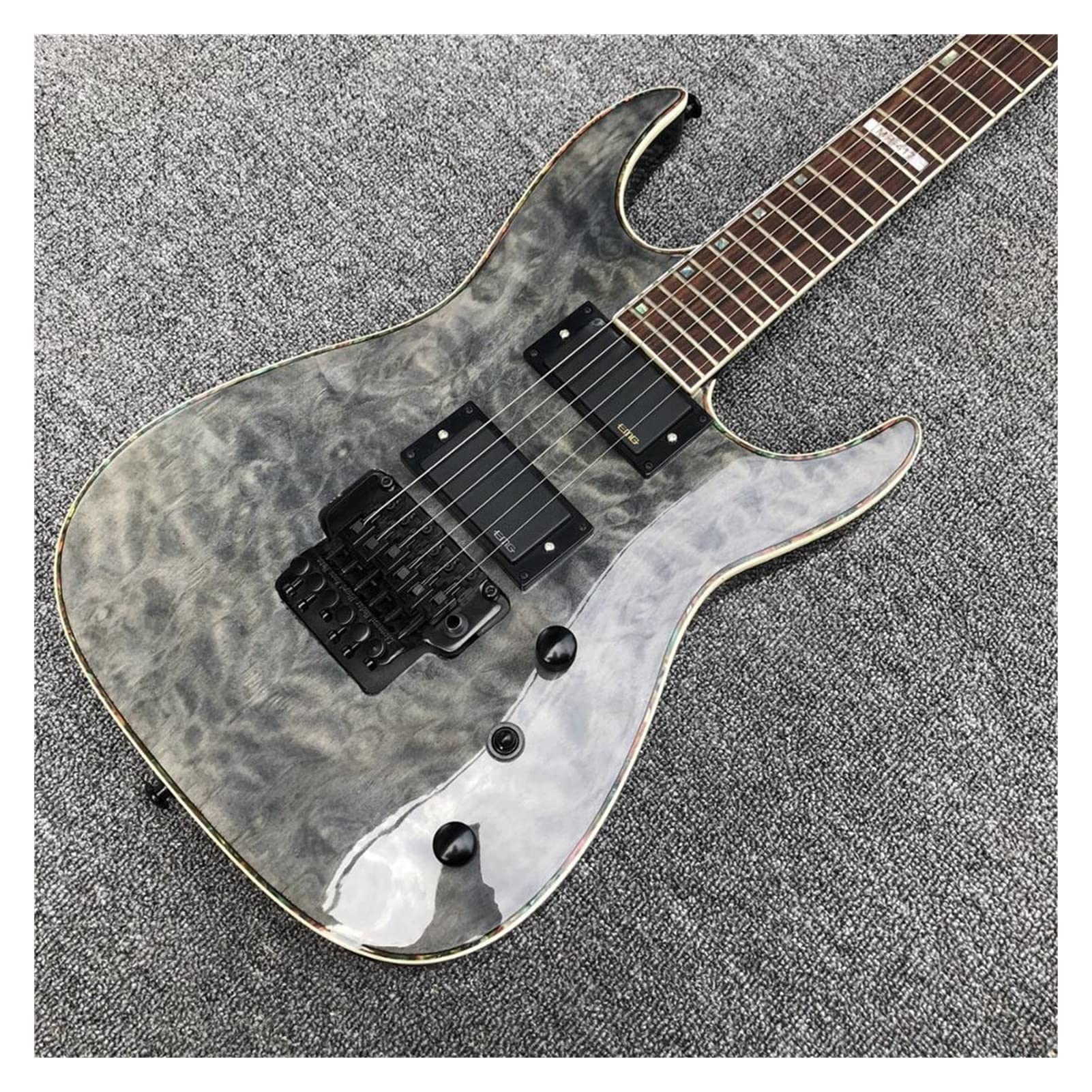 خرید از آمازون - AMINIY Electric Guitar Rosewood Maple Fingerboard with Pickup Maple Neck Jazz 6 or 7 Strings Electric Guitar (Color : 7 Strings Guitar, Size : U 40 inches) U 40 inches 7 Strings Guitar