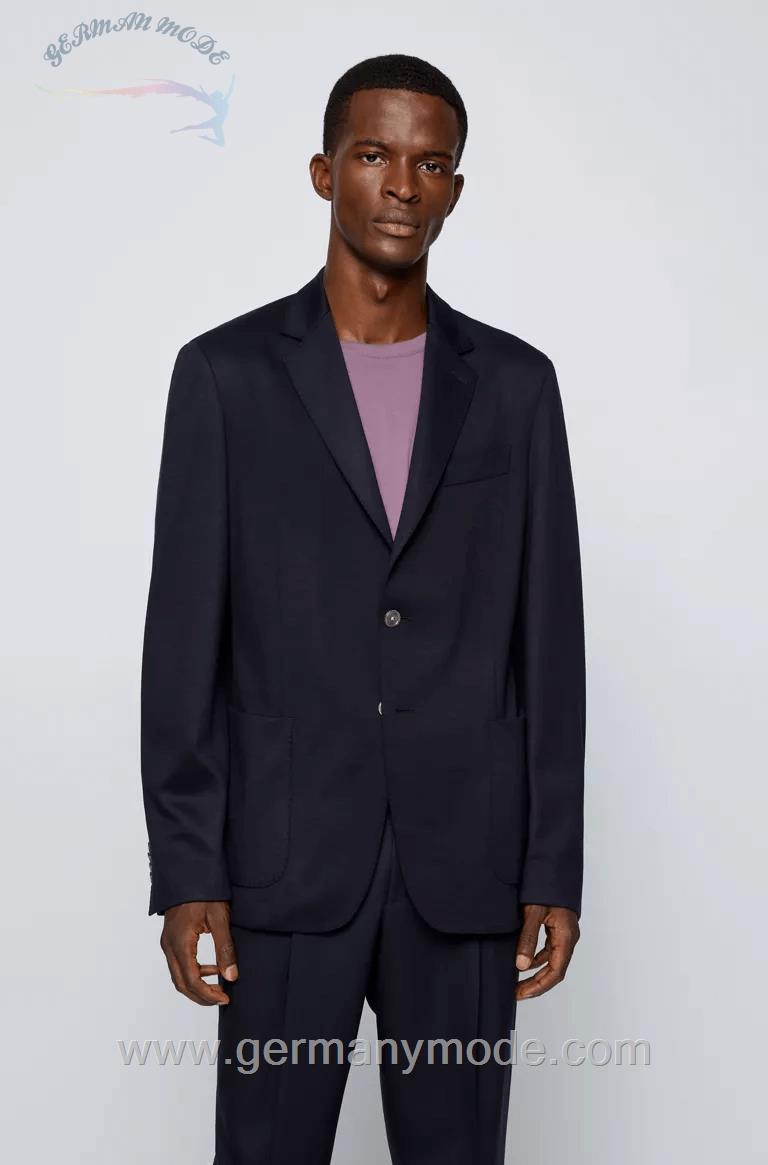 کت تک مردانه هوگو باس آلمان BOSS SLIM-FIT SAKKO AUS NACHHALTIGERER SCHURWOLLE