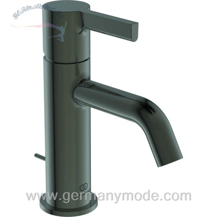 شیر مخلوط روشویی پایه کوتاه ایدیل استاندارد Ideal Standard Joy mit Ablaufgarnitur BC775 magnetic grey BC775A5