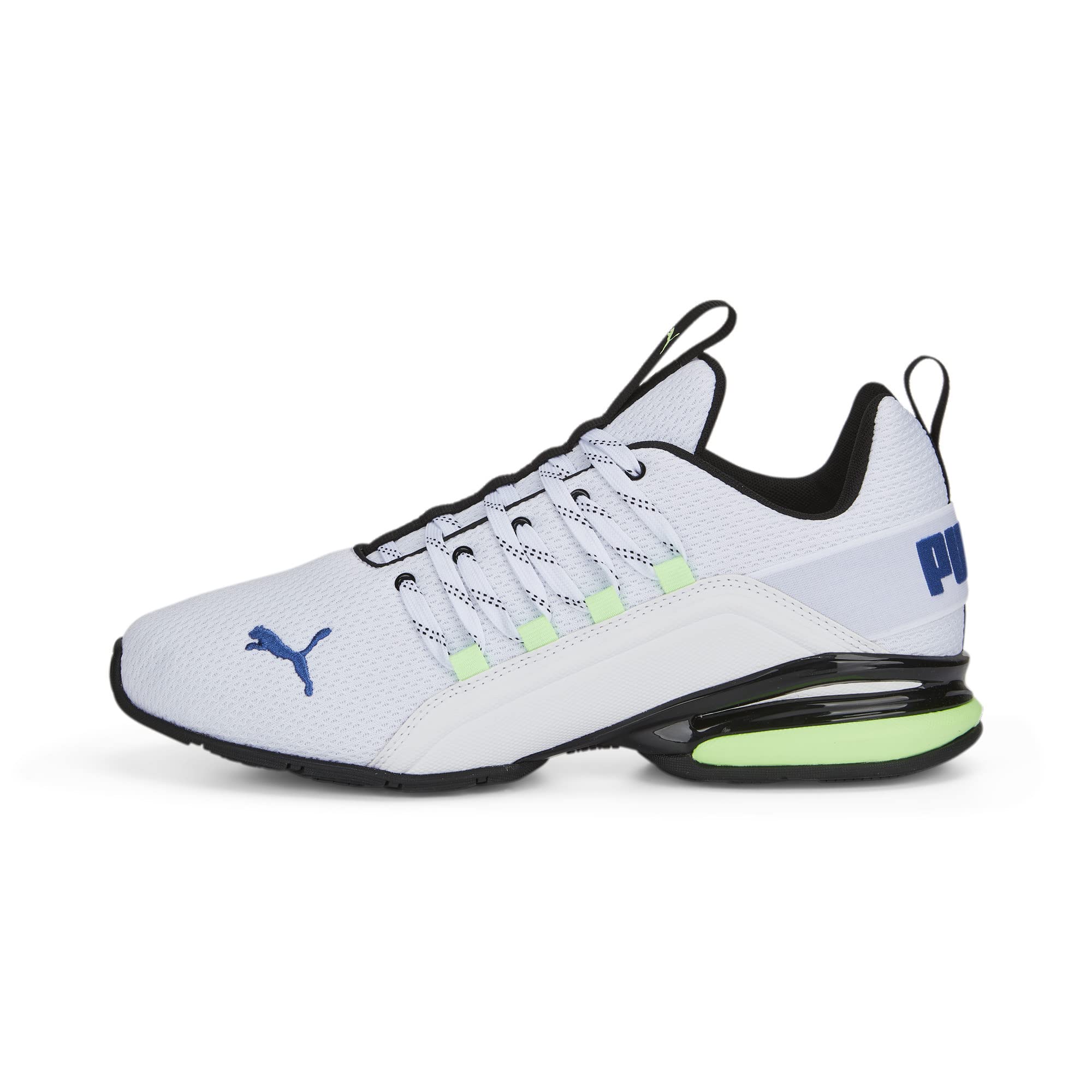 خرید از آمازون - کفش دویدن مردانه PUMA Axelion 44 EU Refresh Puma Lime Clyde Royal White