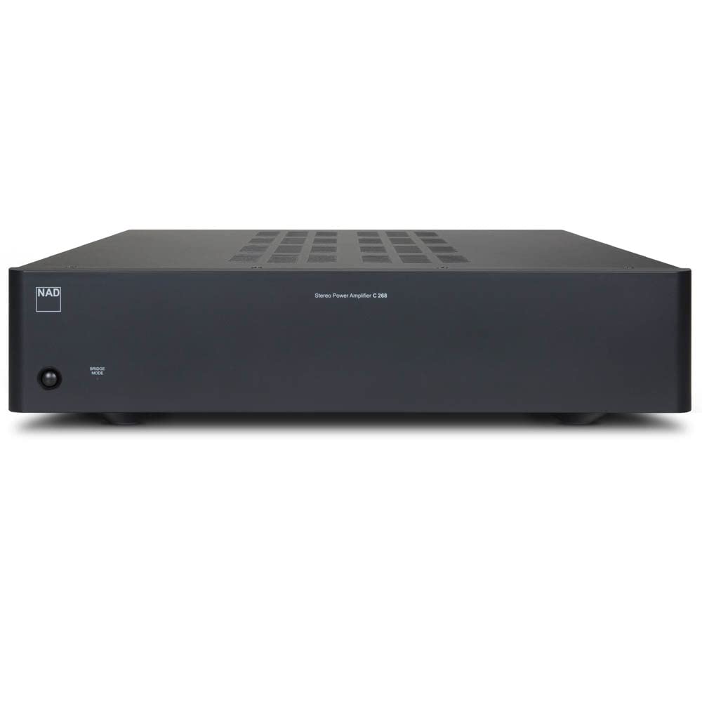 خرید از آمازون - NAD C 268 Black Wired - تقویت کننده صدا (300 وات، 0.03 درصد، 0.3 دسی بل، 250 وات، 200 وات، 120 وات)
