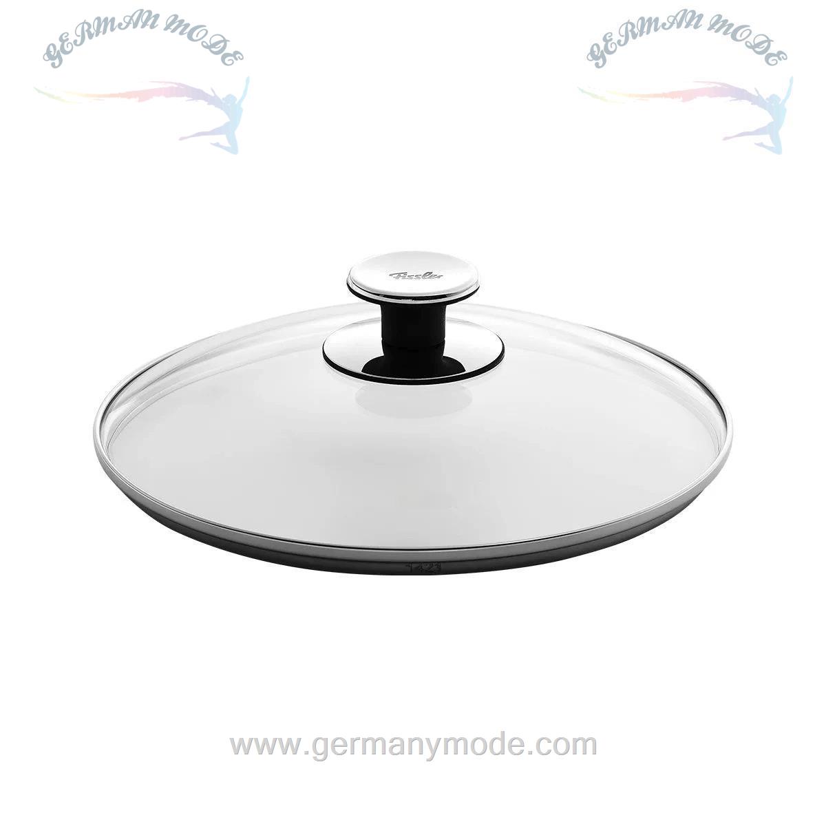 درب تابه قابلمه زودپز 24 سانتی فیسلر آلمان Fissler Glasdeckel 24 cm