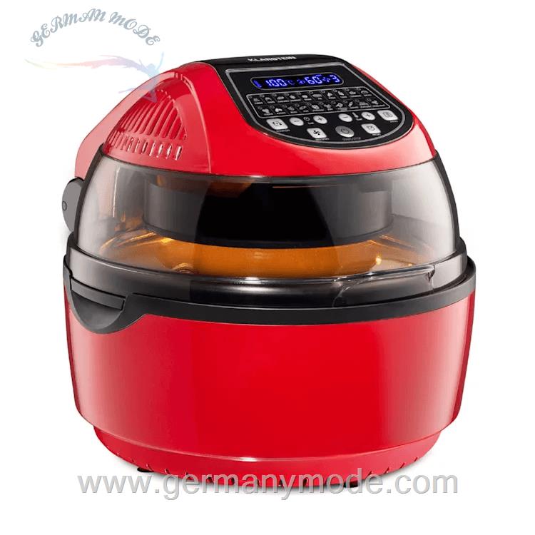 سرخ کن هوای گرم گریل کلارشتاین آلمان Klarstein VitAir Smart Heißluftfritteuse 1400 watt Rot