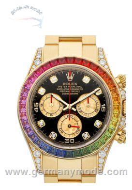 ساعت مچی مردانه دیتونا 40 میلیمتری رولکس سوئیس Rolex 2013 pre owned Cosmograph Daytona Rainbow 40mm