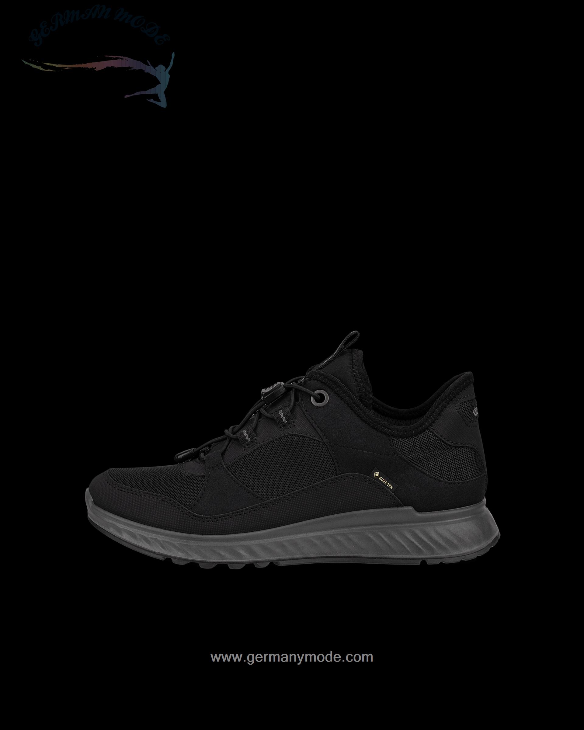 کتانی ورزشی ضد آب زنانه اکو دانمارک ECCO EXOSTRIDE W Damen Outdoor-Schuhe mit Gore-Tex Schwarz