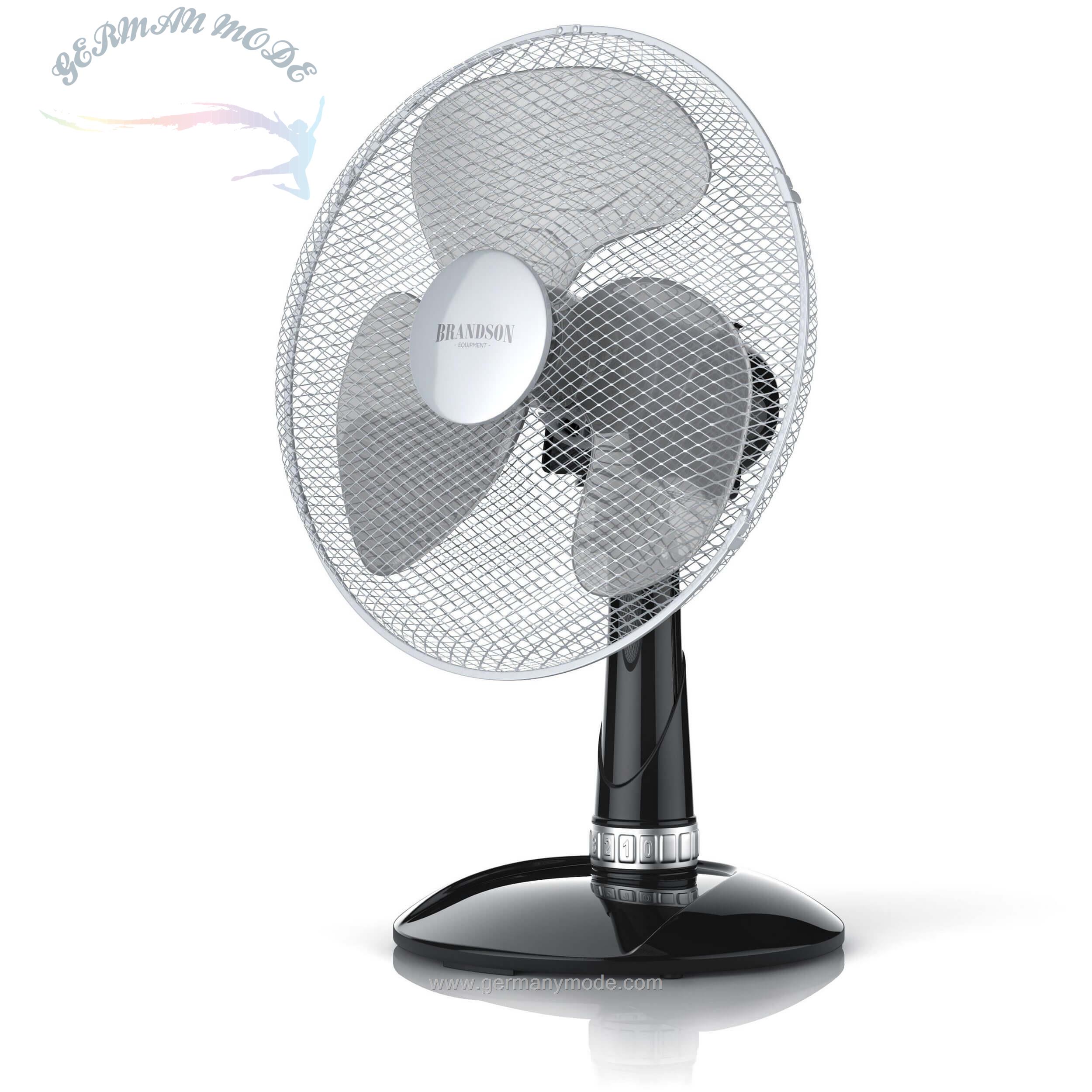 پنکه برقی رومیزی برندسون Brandson Tischventilator- Tischventilator mit 3 Leistungsstufen - Lüfter