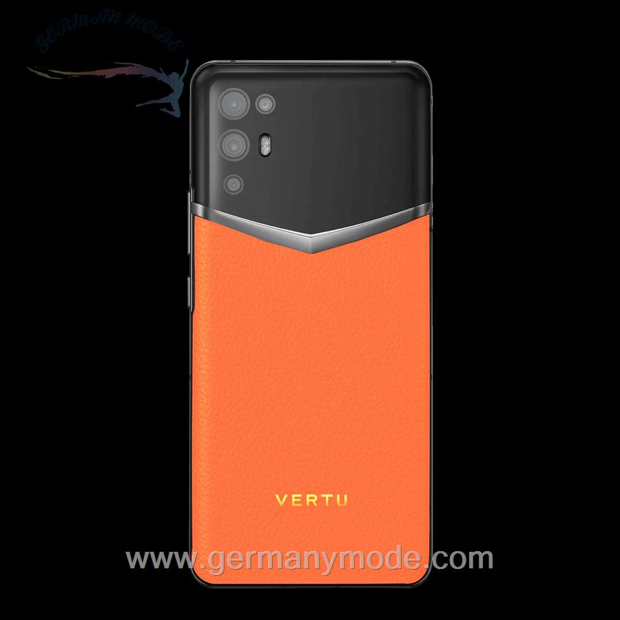 گوشی موبایل آی ورتو انگستان IVERTU Calf Leather Dawning Orange