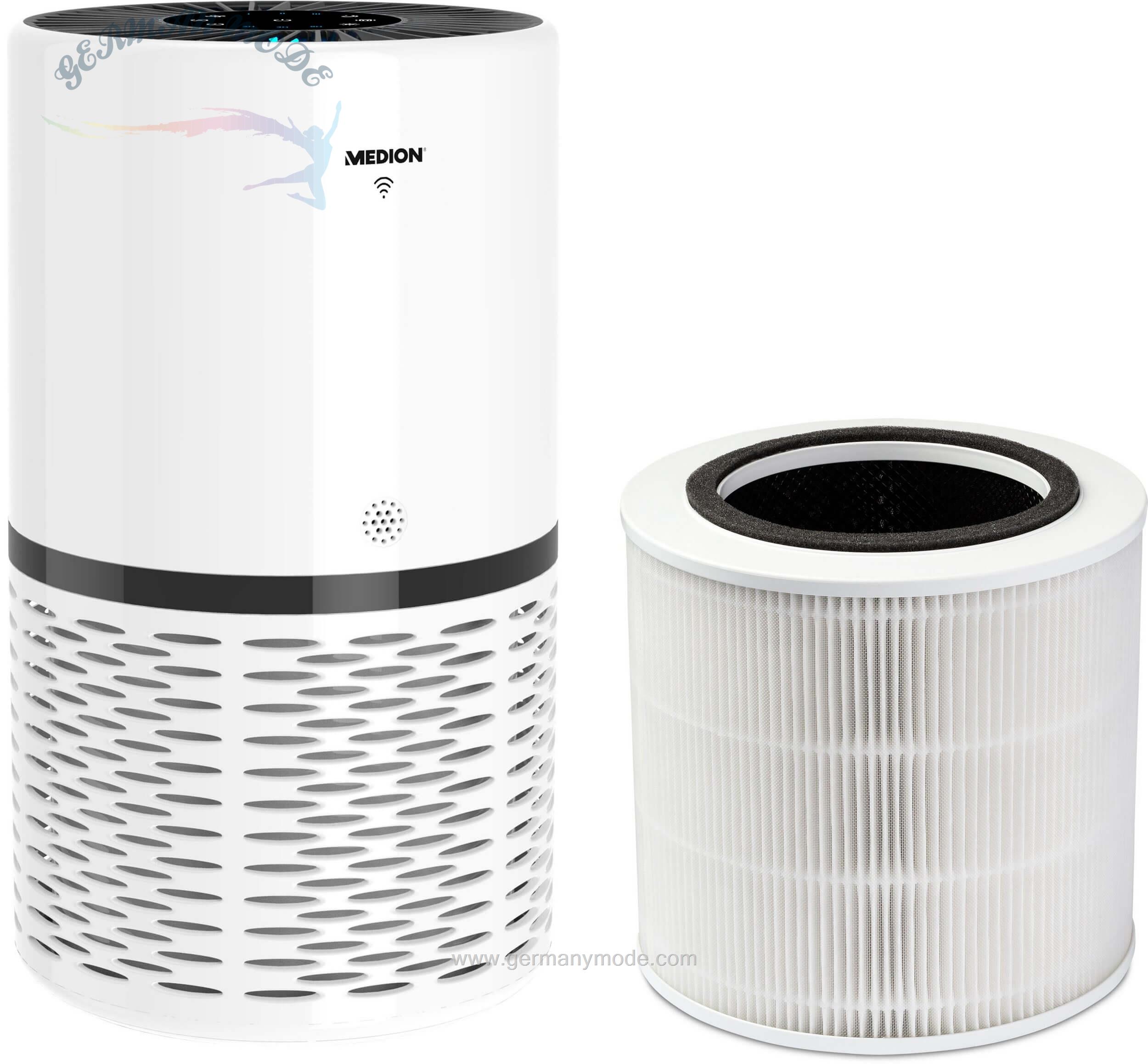 دستگاه تصفیه هوا مدیون آلمان Medion Luftreiniger MD 10171- für 72 m² Räume-HEPA FILTER -H13