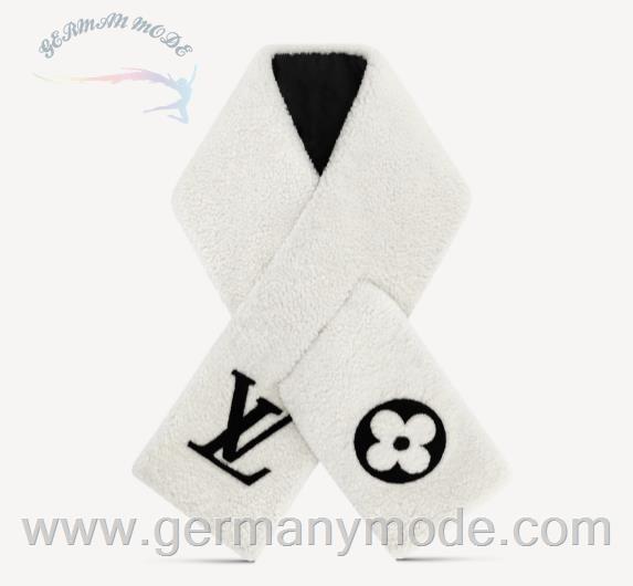 شال گردن زنانه لویی ویتون فرانسه LOUIS VUITTON SCHAL AUS LAMMFELL M77054