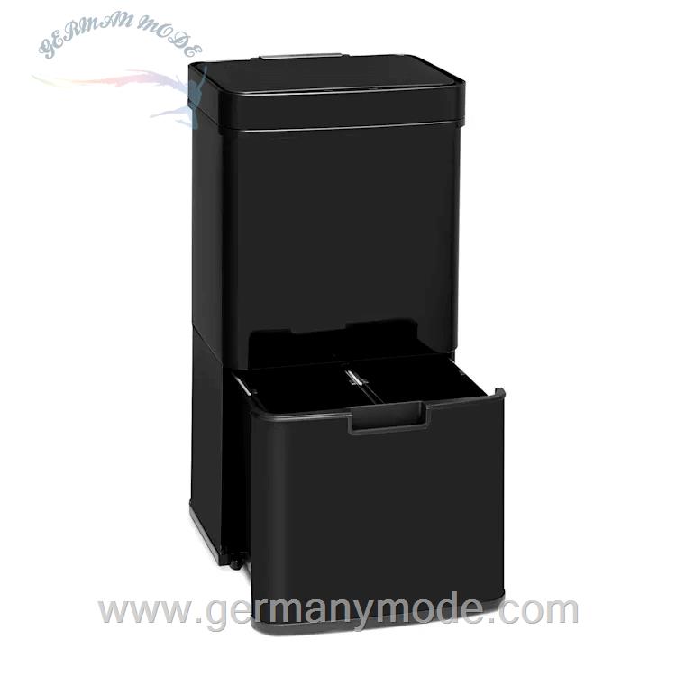 سطل زباله سنسور دار 72 لیتری کلارشتاین آلمان Klarstein Royal Trash Sensor-Mülleimer Mülleimer Schwarz