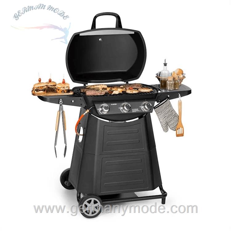 گریل باربیکیو گازسوز ایستاده کلارشتاین آلمان Klarstein Vanquish Gasgrill Schwarz