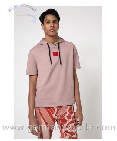 تیشرت آستین کوتاه کلاه دار مردانه هوگو باس آلمان Hugo Boss Dresley hellrosa (50454050-239)