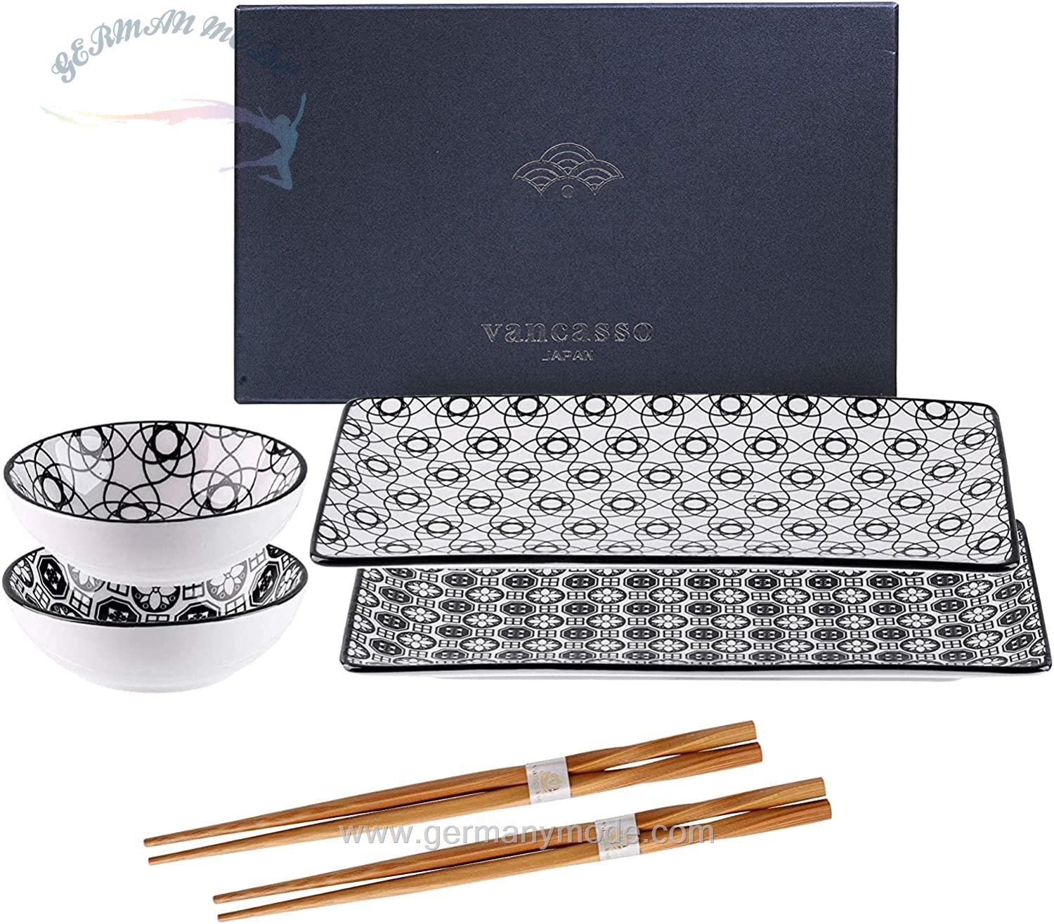 سرویس غذاخوری چینی 6 پارچه 2 نفره وانکاسو هاروکا Vancasso Geschirrservice Haruka (6-tlg.)
