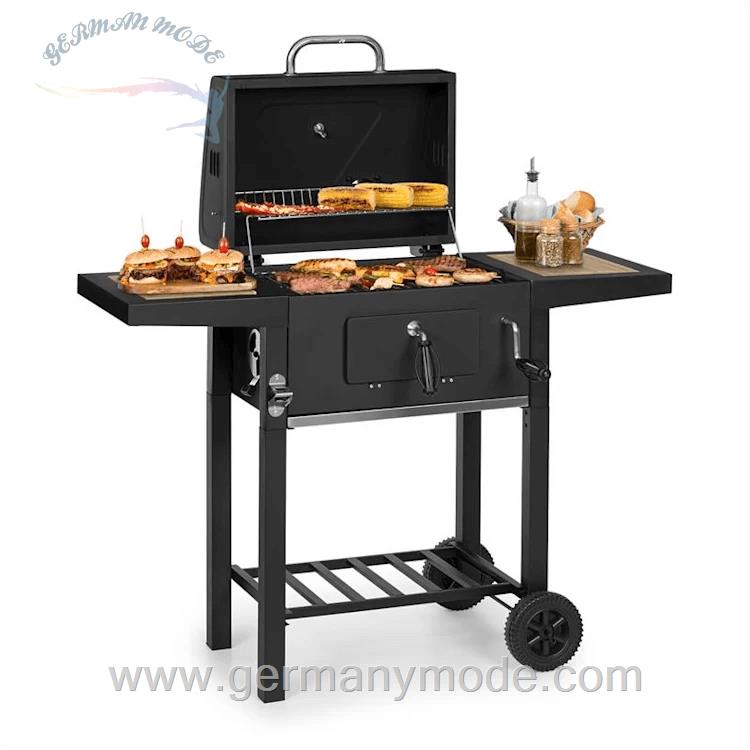 گریل باربیکیو کباب پز زغالی ایستاده کلارشتاین آلمان Klarstein Meat Machine Holzkohlegrill Schwarz