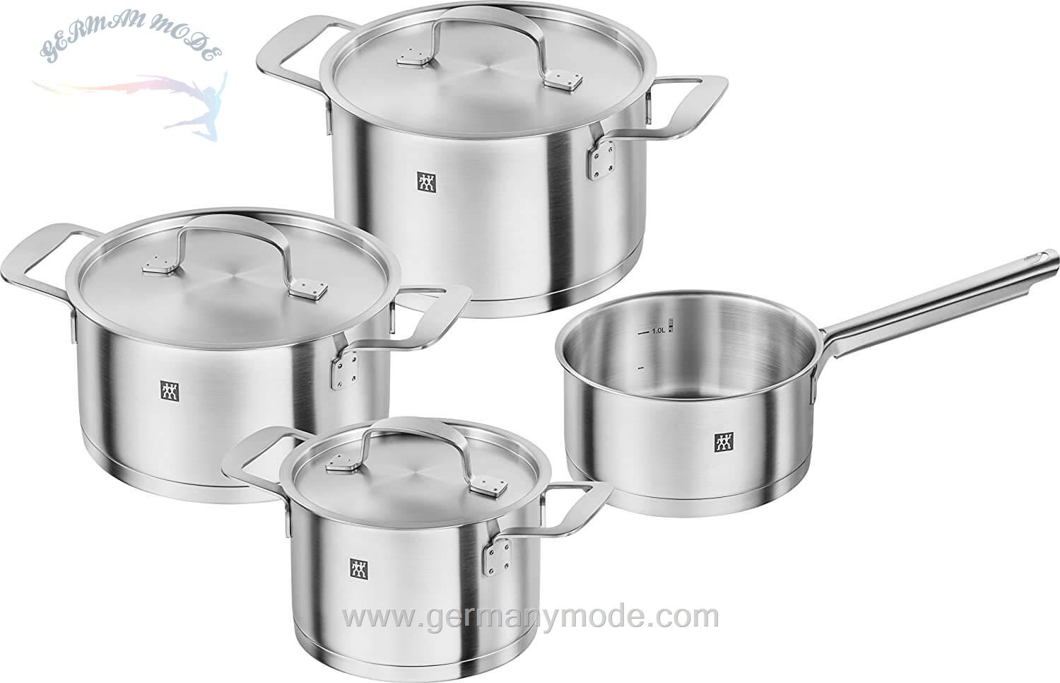 سرویس قابلمه 4 پارچه زولینگ آلمان ZWILLING Base Kochgeschirrset 4-teilig