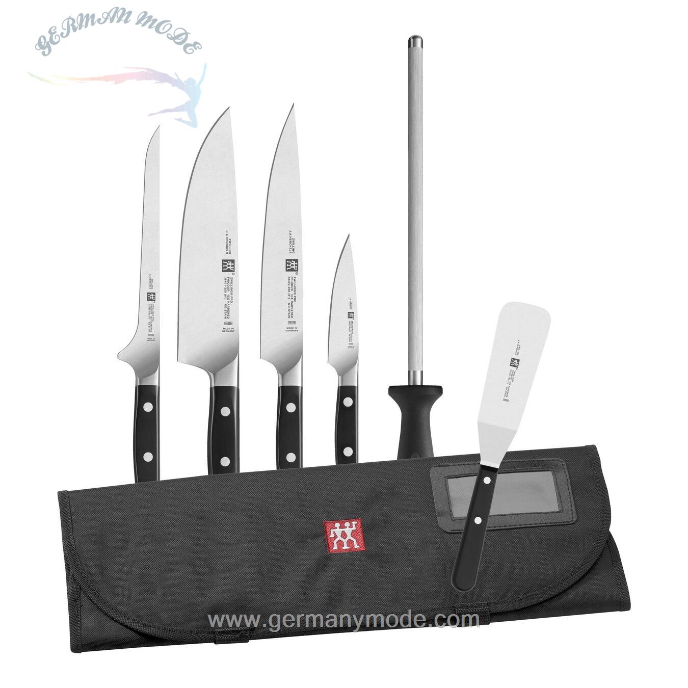 ست چاقو آشپزخانه ۷ پارچه زولینگ آلمان ZWILLING PRO MESSERSET 7-TLG