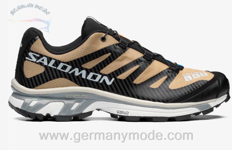 کتانی اسپرت مردانه زنانه سالامون فرانسه SALOMON XT-4 Sportliche Schuhe Unisex Fenugreek / Tobacco Brown / Rainy Day
