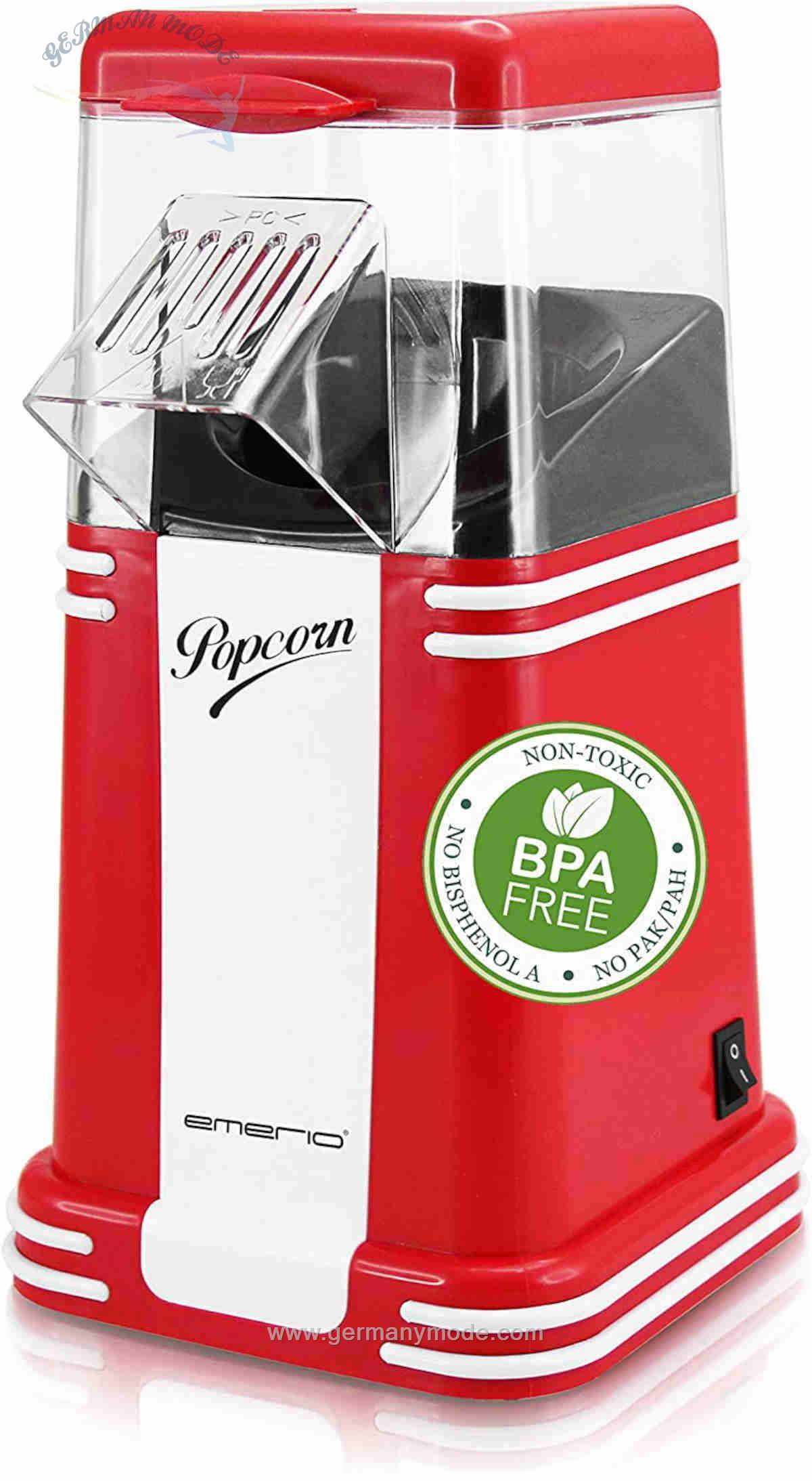 پاپ کورن ساز امریو Emerio Popcornmaschine ‎POM-111241 Popcorn-Maker