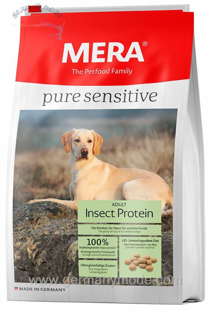 غذا خشک سگ میرا آلمان Mera Pure Sensitive Insect Protein Adult 4kg