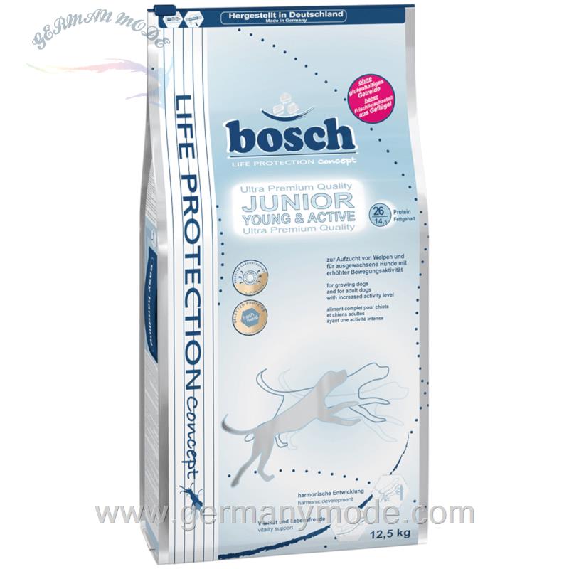 غذا خشک سگ بوش آلمان Bosch Junior Young - Active 12-5kg
