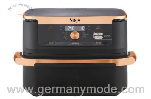 سرخ کن هوای گرم نینجا آمریکا Ninja Deluxe Schwarz Kupfer Edition Foodi FlexDrawer Heißluftfritteuse 10,4 L AF500EUCP