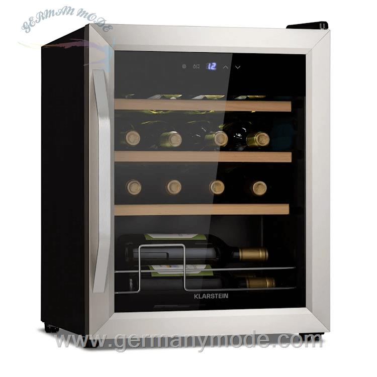 یخچال بطری سرد کن 42 لیتری کلارشتاین آلمان Klarstein Vinamour 16 Uno Weinkuhlschrank Silber