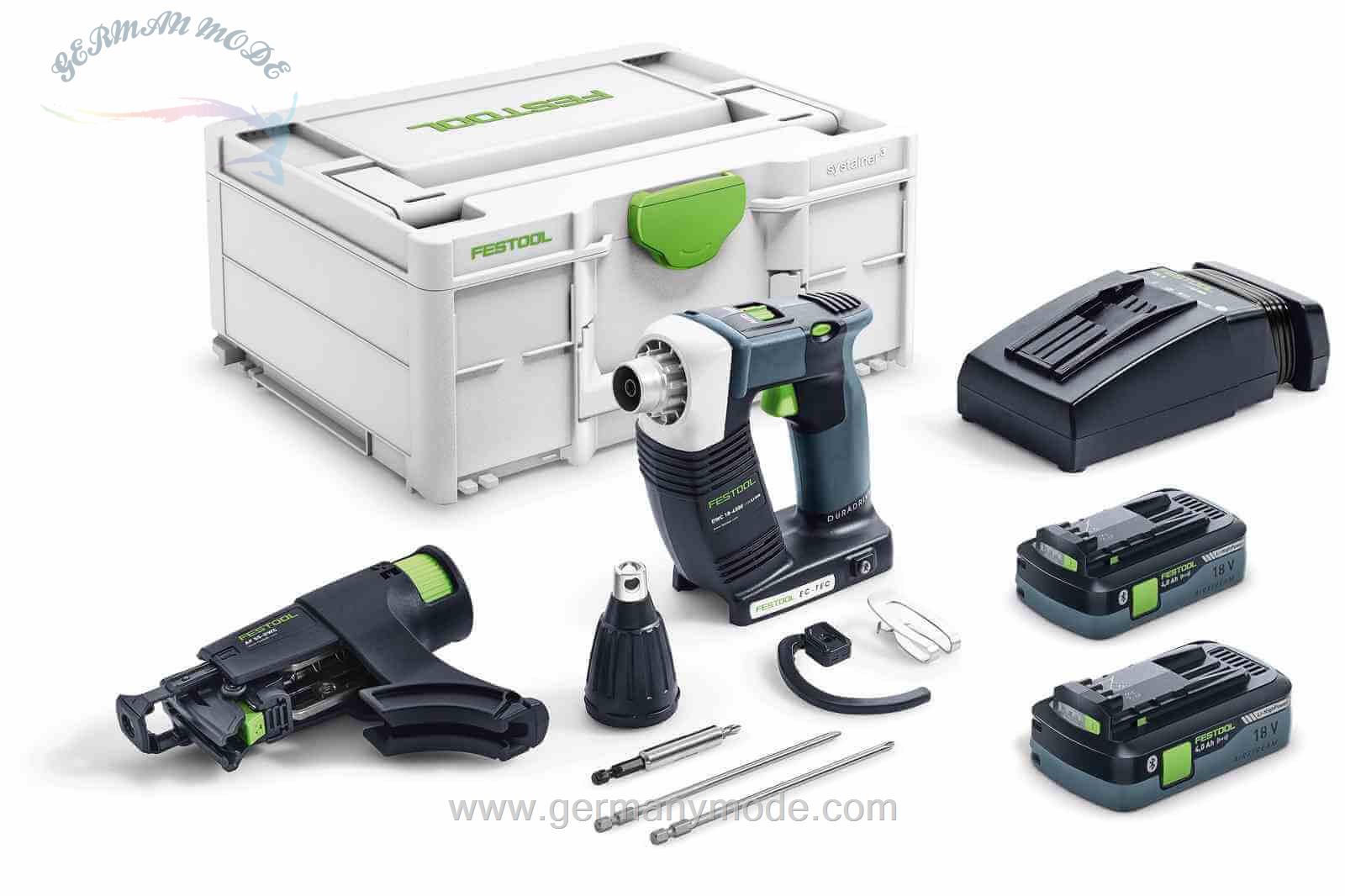 پیچ گوشتی شارژی فستول آلمان Festool Akku-Bauschrauber DURADRIVE DWC18-4500HPC4-0 I-Plus-576502