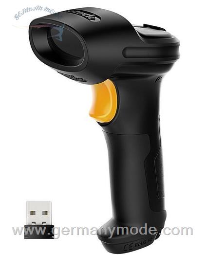 بارکد خوان اسکنر لیزری دستی اینتک Inateck Barcode Scanner Wireless 2.4 GHz BCST-60 Handscanner Schwarz