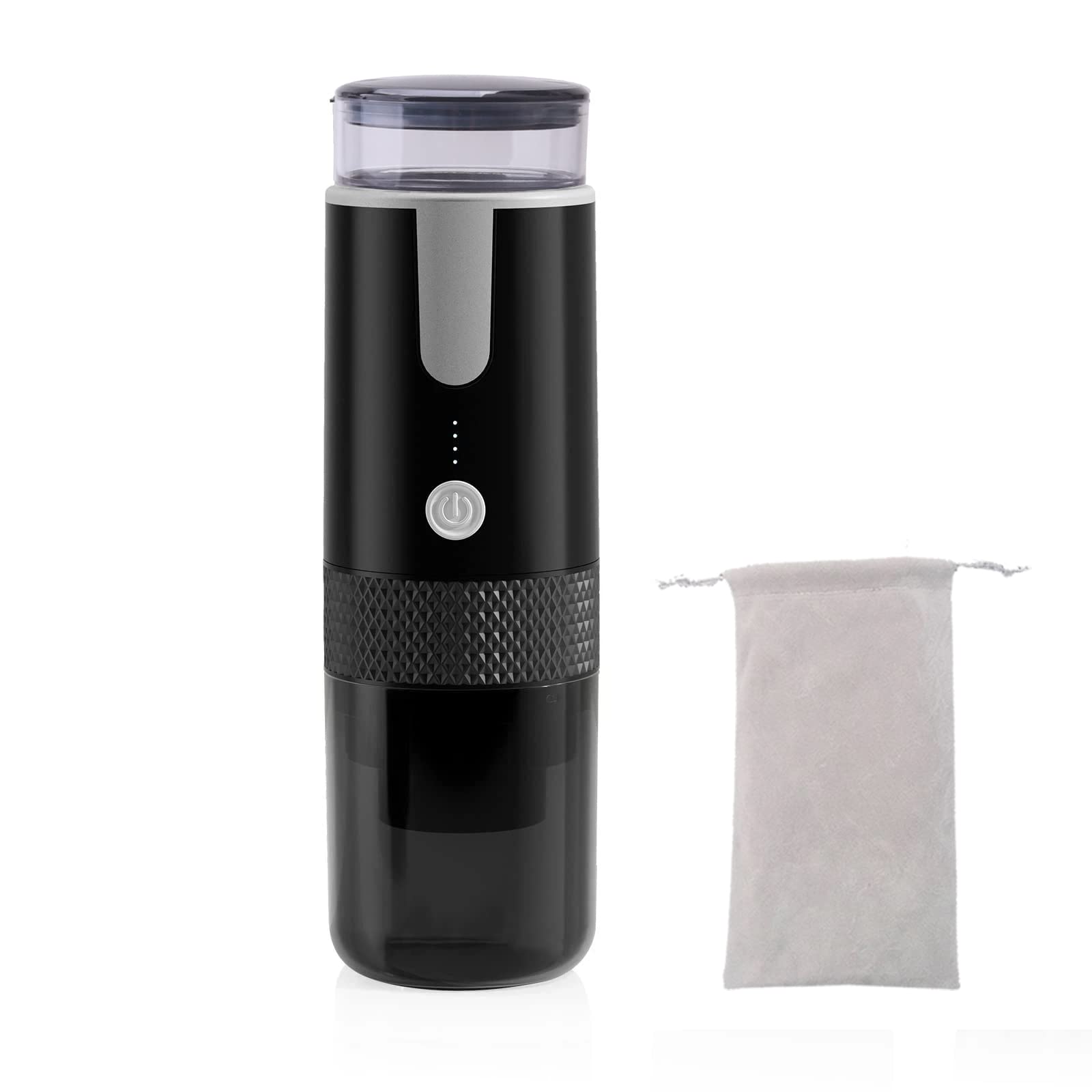 خرید از آمازون - دستگاه اسپرسو قابل حمل دستگاه قهوه شارژی USB مینی دستگاه قهوه کپسول پودر برقی با فشار 15 بار سازگار با کپسول بزرگ و پودر قهوه برای کمپینگ، مسافرت، خارج از منزل، RV