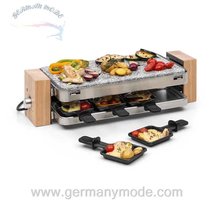 گریل راکلت پز برقی کلارشتاین آلمان Klarstein Prime-Rib Raclettegrill Raclettegrill Holz 1500 watt