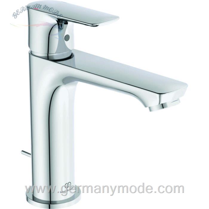 شیر مخلوط روشویی پایه کوتاه ایدیل استاندارد Ideal Standard Connect Air Grande Slim mit Ablaufgarnitur A7012 chrom A7012AA