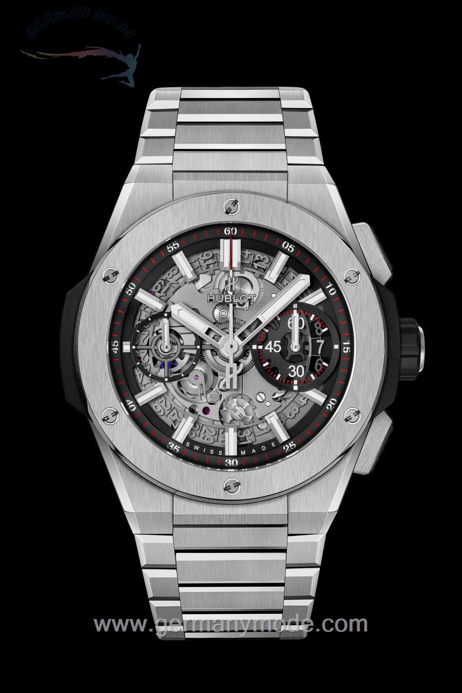 ساعت مچی مردانه هابلوت سوئیس HUBLOT INTEGRAL TITANIUM 42MM