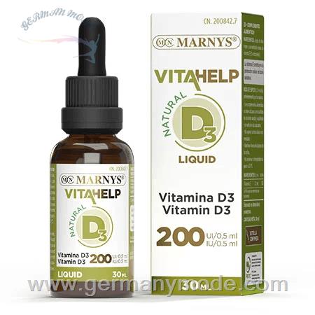 قطره ویتامین D محافظ سلامت استخوان مارنیس اسپانیا MARNYS Liquid Vitamin D MN439