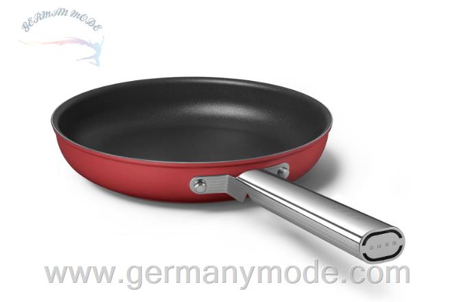 ماهیتابه 26 سانت اسمگ ایتالیا Smeg CKFF2601 Bratpfanne 26 cm im 50er Jahre Design CKFF2601RDM