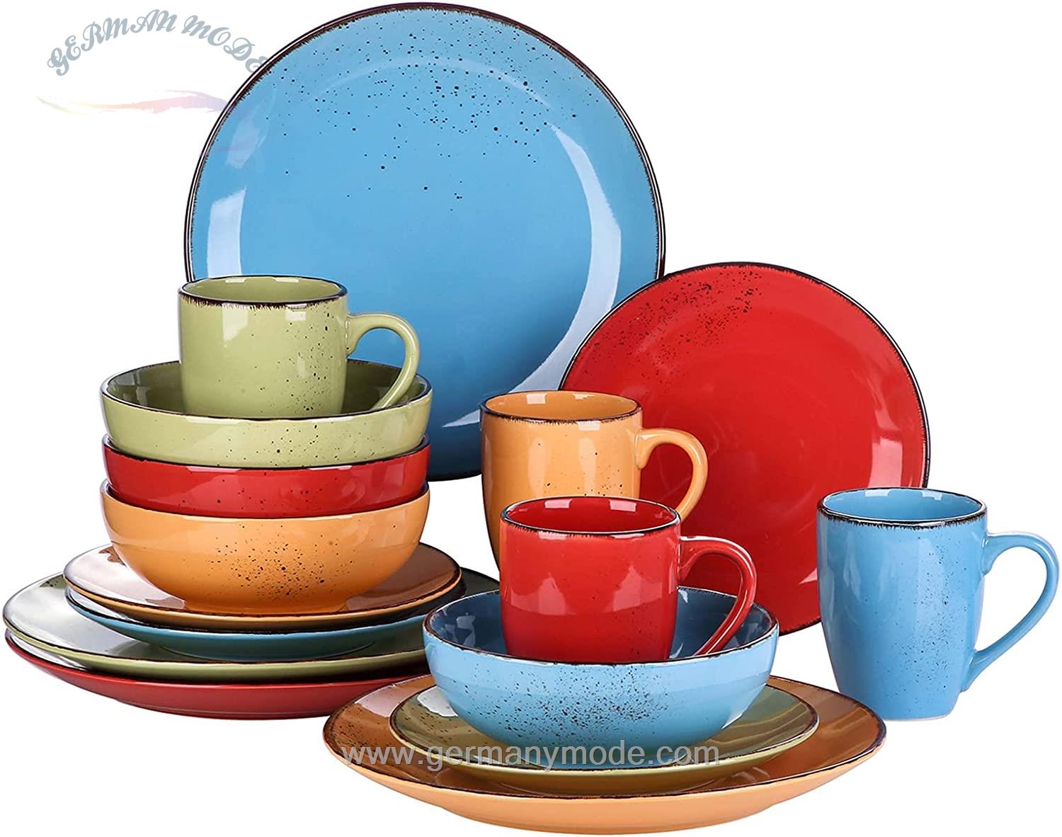 سرویس غذاخوری سفالی 16 پارچه 4 نفره وانکاسو ناویا Vancasso Navia Crockery Set Made of Stoneware (16-tlg.)