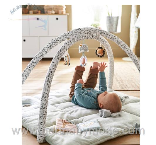 تشک بازی نوزاد ورت فرانسه Vertbaudet Activity-Decke mit Spielbögen Kleiner Löwe, Tansania - mehrfarbig