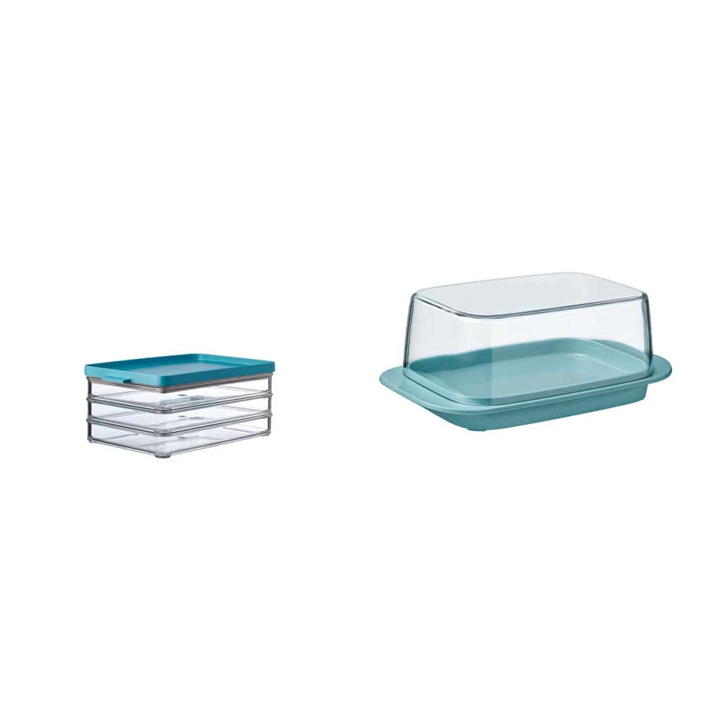 خرید از آمازون - Mepal Ellipse Kühlschrankdose, Nordic Green, Länge: 230 mm, Breite: 149 mm, Höhe: 100 mm & Mepal Butterdose - Nordic green – für 250 g Butter – transparenter Deckel Nordic Green Länge: 230 mm, Breite: 149 mm, Höhe: 100 mm Bundle mit Butterdose - Nordic green