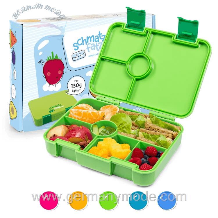 ظرف غذا و اسنک کودک کلارشتاین آلمان Klarstein schmatzfatz by Lite Lunchbox 6 Grün