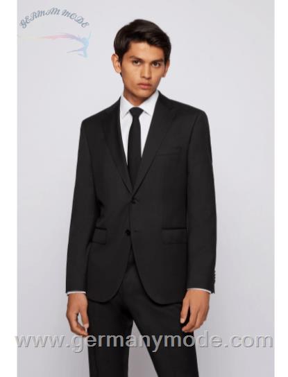 کت تک مردانه هوگو باس آلمان Hugo Boss Regular-Fit Sakko aus Schurwoll-Serge (50409253) schwarz