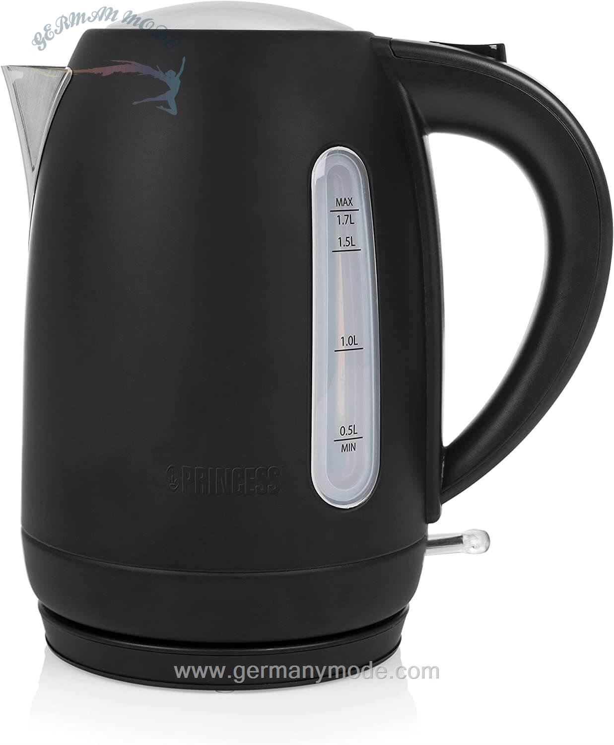 کتری برقی پرینسس هلند Princess Black Steel 1-7 L -236032