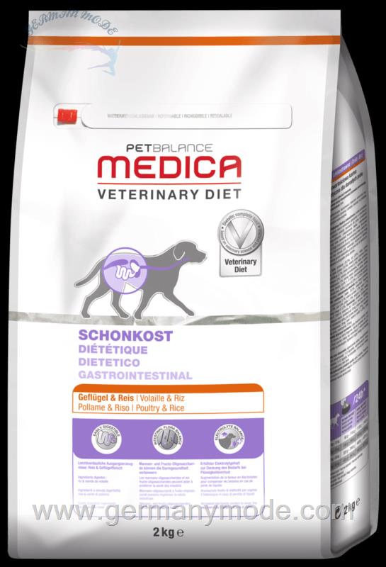 غذا خشک سگ مدیکا آلمان PetBalance Medica Hund Schonkost Geflügel - Reis 2kg