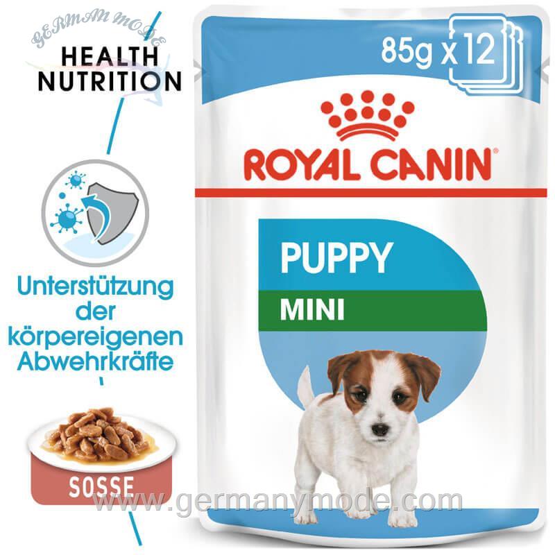 غذا مرطوب توله سگ کوچک رویال کنین آلمان Royal Canin Mini Puppy 12x85g